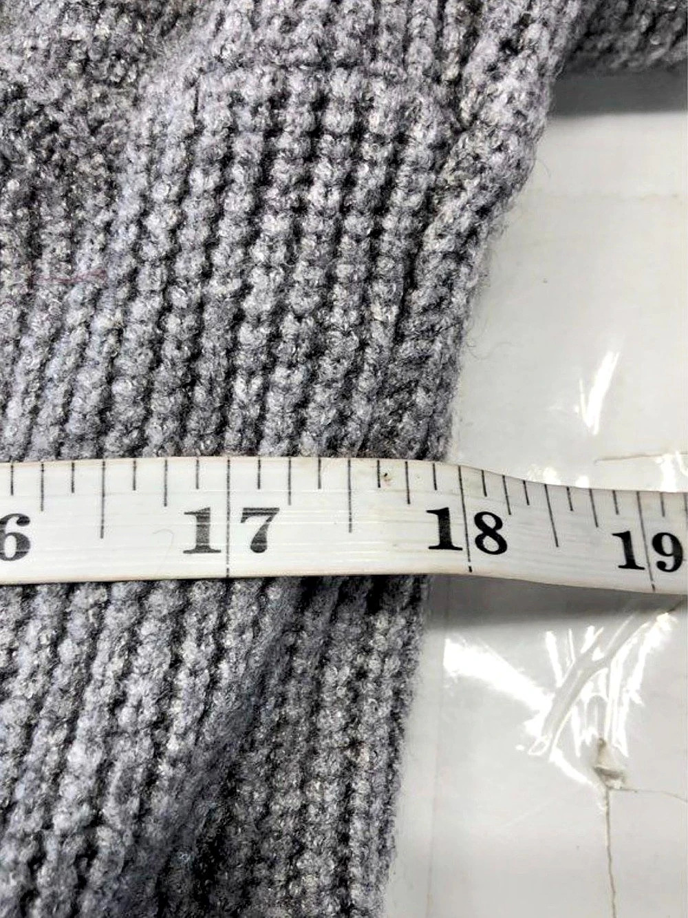 Cyrus Rib Knit Open Front Cardigan Gray - Picture 8 of 12